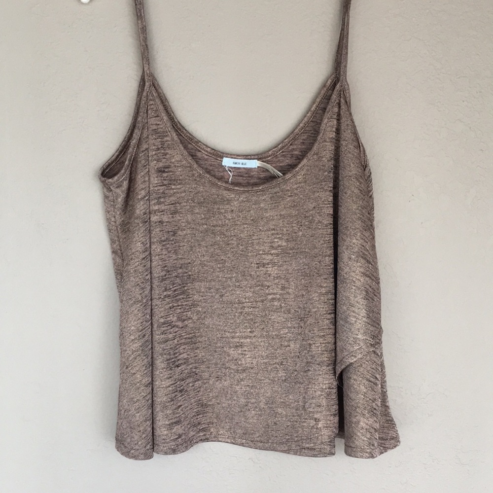Kimchi Blue Rose Gold Cropped Tank